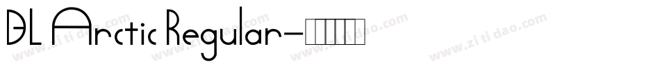 BL Arctic Regular字体转换